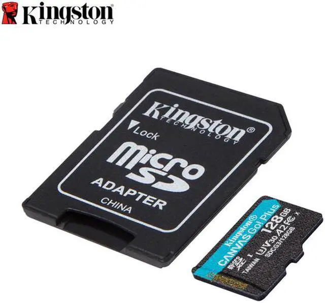 Alt view image 4 of 18 - Kingston Canvas Go! Plus 128 Gb Class 10/Uhs-I (U3) Microsdxc