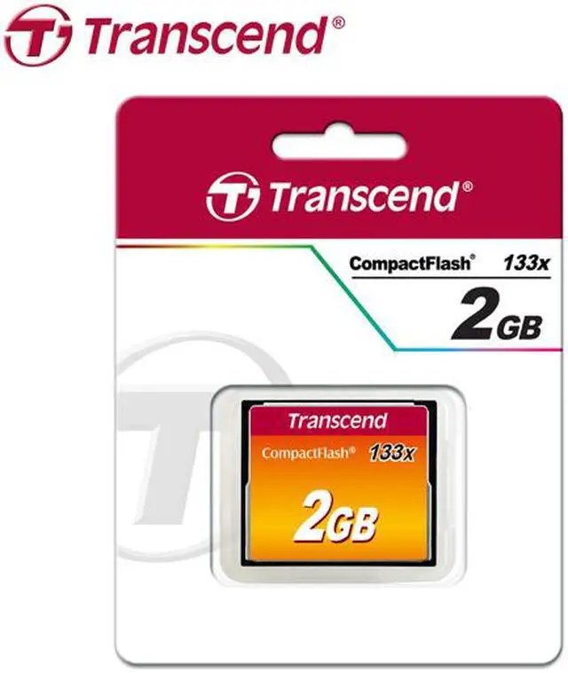 Alt view image 8 of 8 - Transcend 2GB Compact Flash (CF) Flash Card Model TS2GCF133