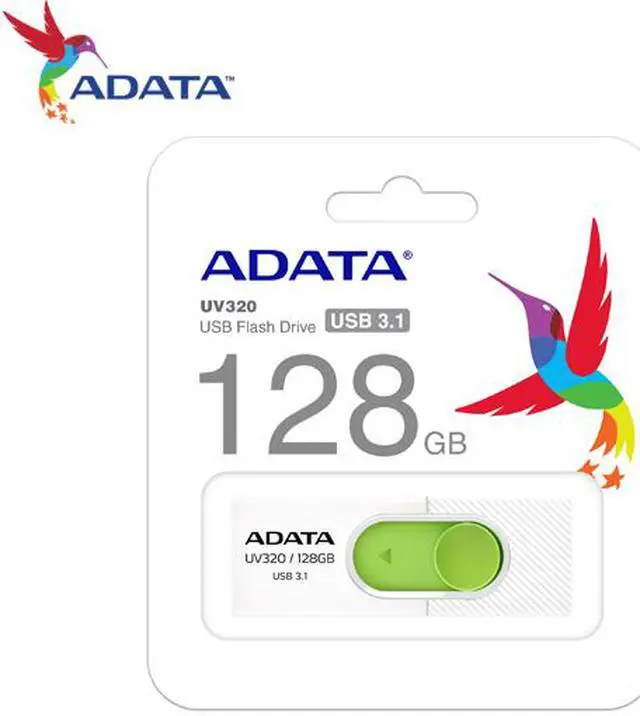 Alt view image 6 of 6 - ADATA 128GB UV320 USB 3.1 Flash Drive ( AUV320-128G-RWHGN)