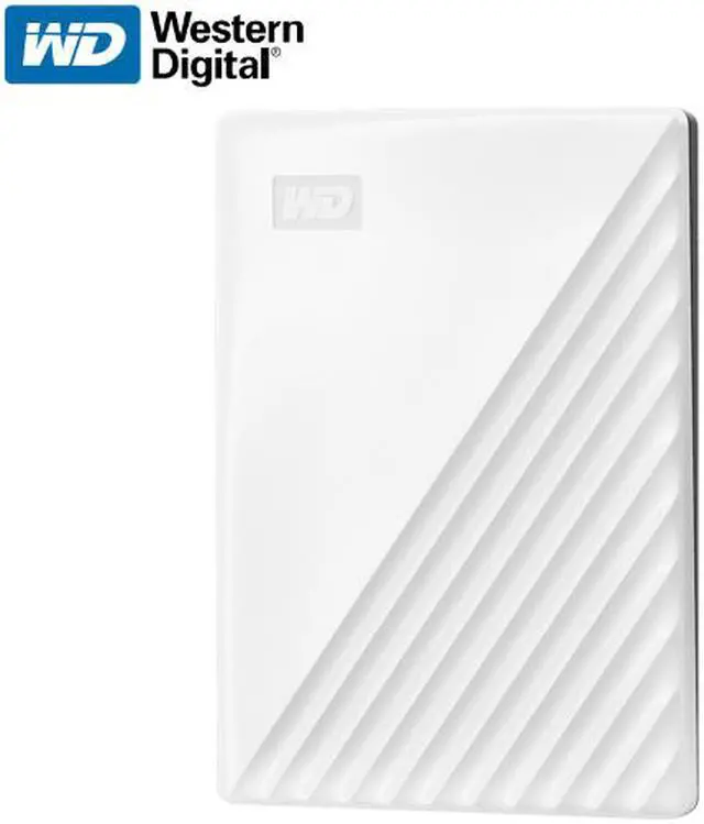 Alt view image 3 of 6 - WD 2TB My Passport Portable Storage External Hard Drive USB 3.2 for PC/MAC White (WDBYVG0020BWT-WESN)