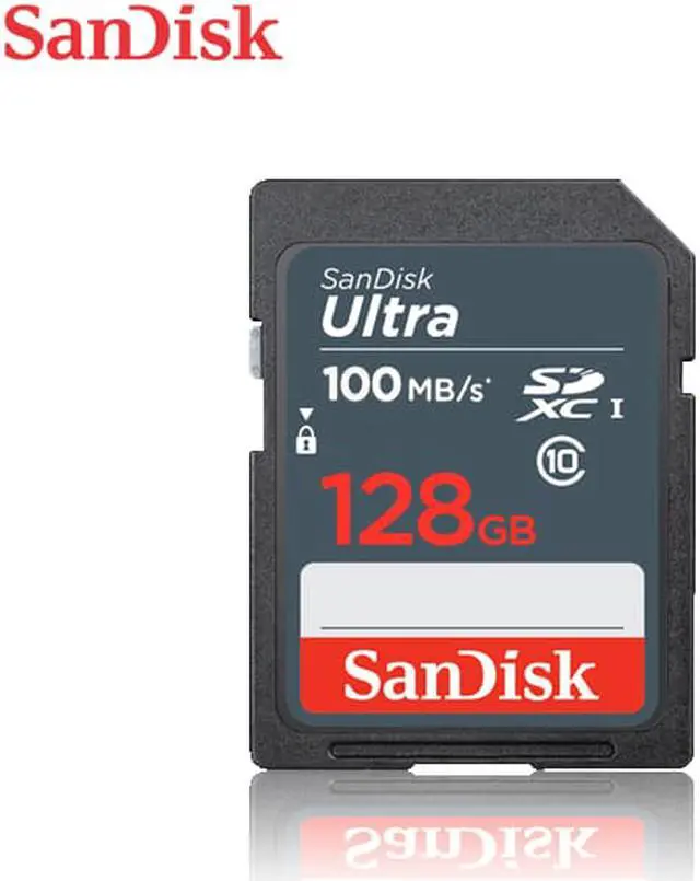 Alt view image 4 of 12 - SanDisk SDSDUNR-128G-GN3IN CYU 128GB 9pin SDXC r100MB/s C10 UHS-I SanDisk Ultra SDXC Memory Card