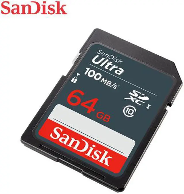 Alt view image 3 of 14 - SanDisk SDSDUNR-064G-GN3IN CVK 64GB 9pin SDXC r100MB/s C10 UHS-I SanDisk Ultra SDXC Memory Card