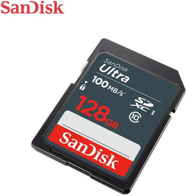 Alt view image 3 of 12 - SanDisk SDSDUNR-128G-GN3IN CYU 128GB 9pin SDXC r100MB/s C10 UHS-I SanDisk Ultra SDXC Memory Card