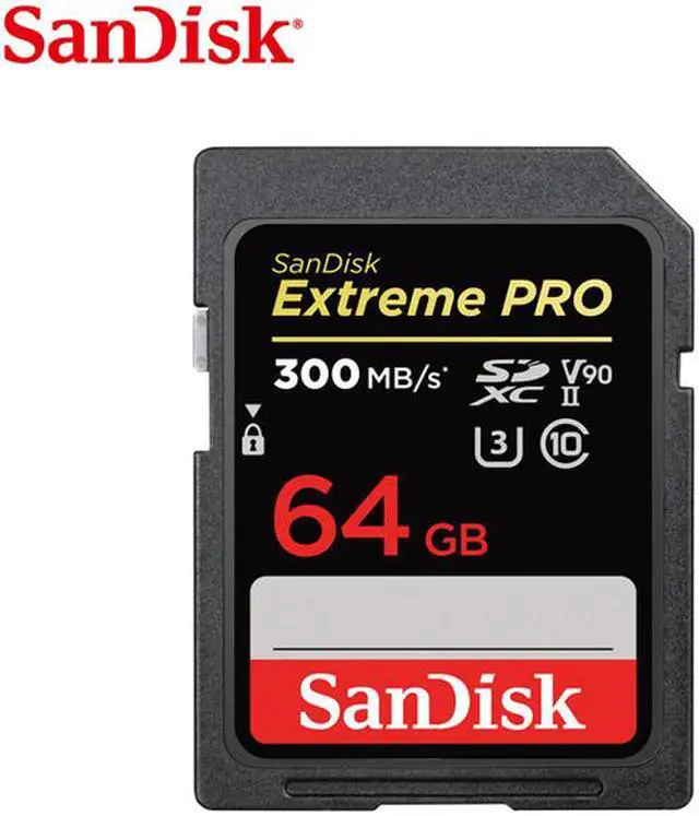 Alt view image 5 of 8 - SanDisk 64GB Extreme Pro SDXC UHS-II Memory Card, Speed Up to 300MB/s (SDSDXDK-064G-GN4IN)