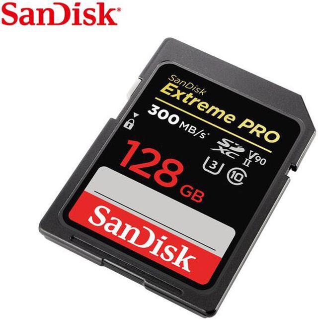 Alt view image 7 of 8 - SanDisk 128GB Extreme Pro SDXC UHS-II Memory Card, Speed Up to 300MB/s (SDSDXDK-128G-GN4IN)