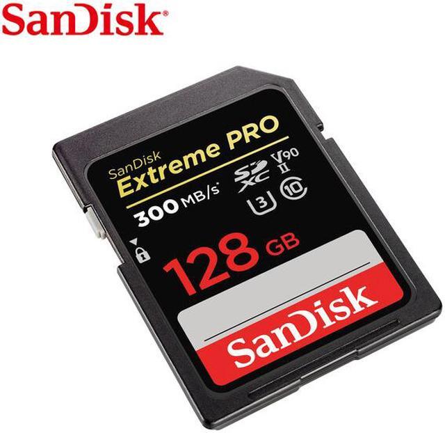 Alt view image 6 of 8 - SanDisk 128GB Extreme Pro SDXC UHS-II Memory Card, Speed Up to 300MB/s (SDSDXDK-128G-GN4IN)