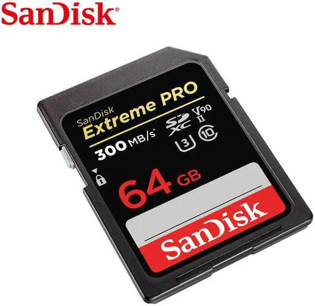 Alt view image 6 of 8 - SanDisk 64GB Extreme Pro SDXC UHS-II Memory Card, Speed Up to 300MB/s (SDSDXDK-064G-GN4IN)