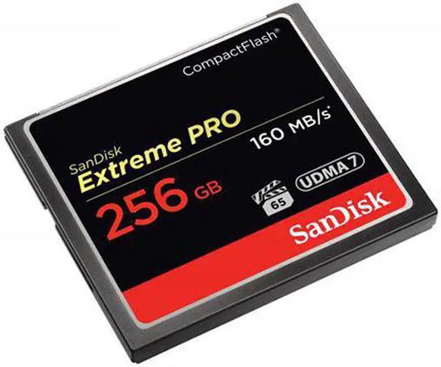 Alt view image 2 of 20 - Flash Memory Card - 256 Gb - Compactflash Card