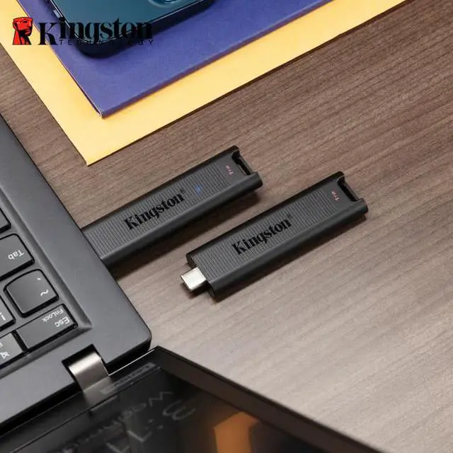Alt view image 7 of 20 - Kingston DataTraveler Max 512GB USB 3.2 Gen 2 Type-C Flash Drive Up to 1,000MB/s read speed DTMAX/512GB