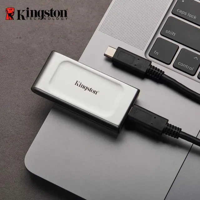 Alt view image 7 of 20 - Kingston XS2000 1TB USB 3.2 Gen 2x2 Type-C External Solid State Drive