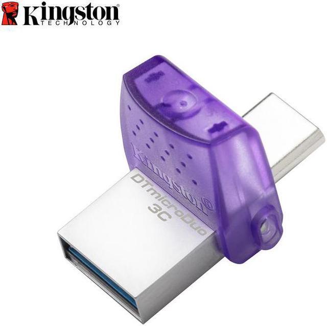 Alt view image 4 of 20 - Kingston 64GB DataTraveler microDuo 3C USB Flash Drive USB Type-C and Type-A Flash Drive