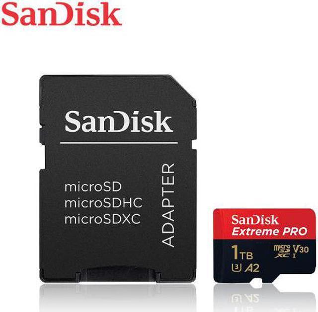 SanDisk 1TB Extreme PRO A2 microSDXC Card UHS-I U3 V30 Read Speed