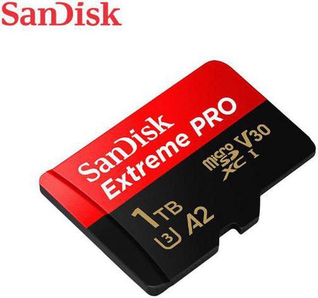 SanDisk Extreme Pro 1TB Class 10 microSDXC Memory Card (SDSQXCZ-1T00-GN6MA)  for sale online