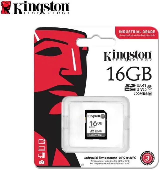 Alt view image 3 of 4 - Kingston 16GB Industrial SD Memory Card UHS-I U3 V30 A1 Ideal for Extreme Conditions SDIT/16GB