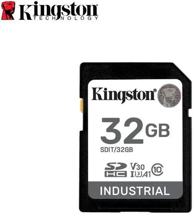 Main image of Kingston 32GB Industrial SD Memory Card UHS-I U3 V30 A1 Ideal for Extreme Conditions SDIT/32GB