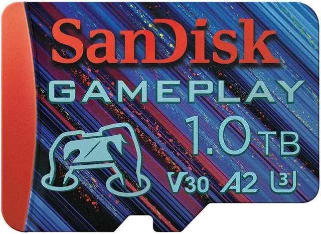 Alt view image 2 of 4 - SanDisk 1TB GamePlay microSD Card for Mobile and Handheld Console Gaming SDSQXAV-1T00-GN6XN