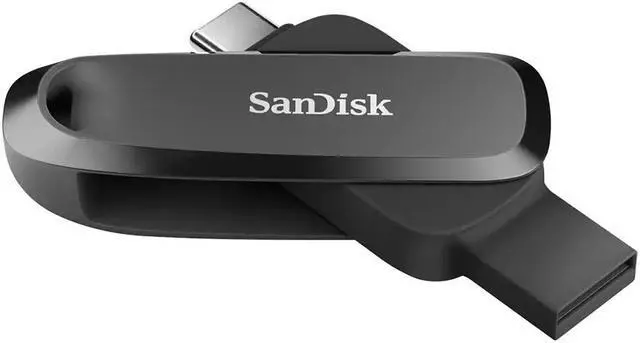 Alt view image 3 of 5 - SanDisk 32GB Phone Drive OTG USB Type-C & Type-A USB 3.2 Gen 1 read speeds up to 100MB/s [Black]