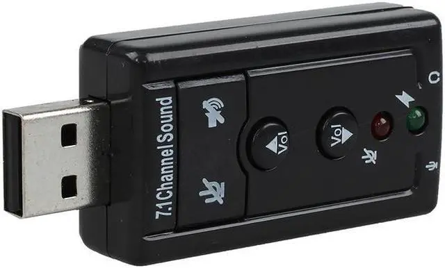 Main image of Sound Card 7.1 External USB 2.0 Audio Adapter Drivers CD