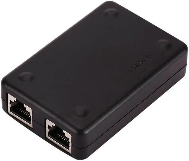 Alt view image 5 of 5 - 2 Port Rj45 Lan Hub Network Switch Box Computer Ethernet Internet Adapter Rj45 Splitter Switch