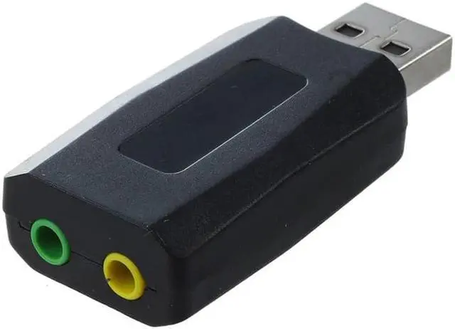 Alt view image 2 of 5 - 3D Audio Sound Card miniphone Earphone Adapter