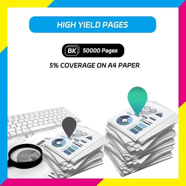 Alt view image 3 of 7 - 40X9936 Developer Unit Compatible for Lexmark MS911de MX910de MX911dte MX912dxe XM9155 XM9165 Printers, High Yield 50000 Pages, with Chip High-Definition Printing (3 Pack Black)