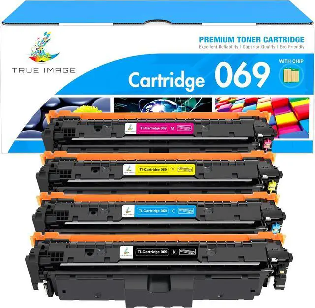 Main image of 069 Toner Cartridge Set 069H MF753Cdw Compatible Replacement for Canon 069 Toner Cartridge Set 069H for Canon imageCLASS MF753Cdw MF751Cdw LBP674Cdw Printer Ink B/C/Y/M 4 Pack