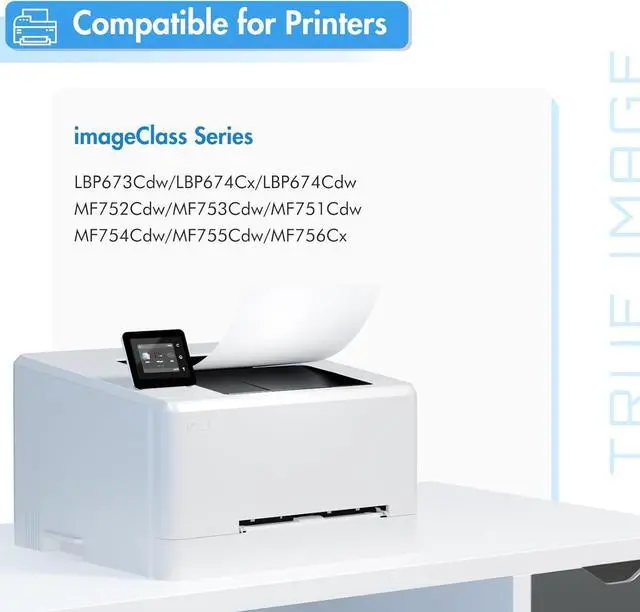 Alt view image 2 of 7 - 069 Toner Cartridge Set 069H MF753Cdw Compatible Replacement for Canon 069 Toner Cartridge Set 069H for Canon imageCLASS MF753Cdw MF751Cdw LBP674Cdw Printer Ink B/C/Y/M 4 Pack