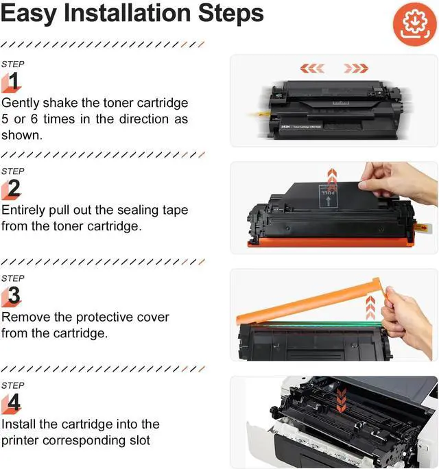 Alt view image 5 of 6 - v4ink Compatible CRG052H Toner Cartridge Replacement for Canon 052 052H Toner Cartridge HP 26X CF226X High Yield Black Ink for Canon ImageCLASS MF421dw MF424dw MF426dw MF429dw LBP214dw LBP215dw 2-Pack