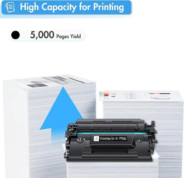 Alt view image 3 of 7 - Compatible Toner Cartridge Replacement for Canon 121 CRG-121 CRG121 for Canon imageCLASS D1620 D1650 High Yield Ink Printer (Black, 2-Pack)