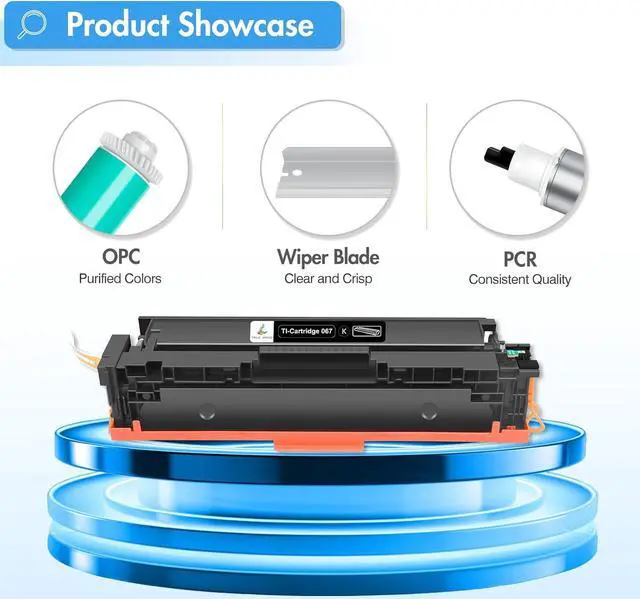 Alt view image 7 of 7 - 067 Toner Cartridge Set 067H MF656Cdw MF654Cdw Compatible for Canon 067 Color ImageCLASS LBP632Cdw LBP633Cdw MF653Cdw Printer High Yield Ink 4 Pack