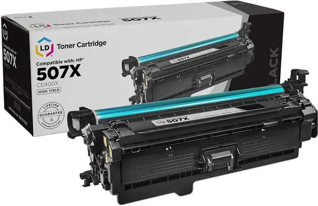 Main image of LD Products Remanufactured Toner Cartridge Replacement for HP 507X CE400X 507A CE400A (High Yield, Black) for use in Laserjet Enterprise M551n M551dn M551xh M570dw M570dn M575c M575dn M575f