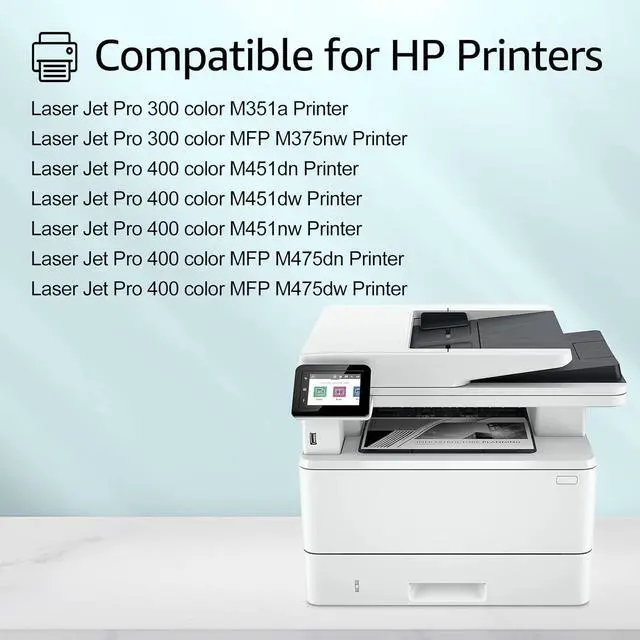 Alt view image 3 of 6 - MICR Toner International Compatible Magnetic Ink Cartridge Replacement for HP CE410A 305A LaserJet M351 M375NW M451DN M451DW M475DN M475DW