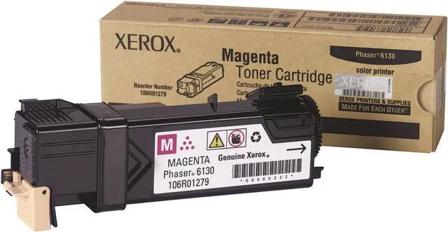 Main image of Xerox Phaser 6130 Magenta Standard Capacity Toner Cartridge (1,900 Pages)- 106R01279