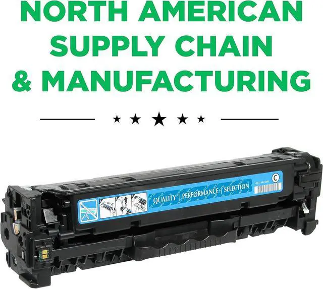 Alt view image 2 of 6 - Clover Remanufactured Toner Cartridge Replacement for HP CE411A (HP 305A) | Cyan