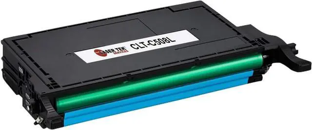 Alt view image 2 of 5 - Laser Tek Services Compatible Toner Cartridge Replacement for Samsung CLT508L CLT-C508L Works with Samsung CLP-620 670, CLX-6220 Printers (Cyan, 1 Pack) - 4,000 Pages