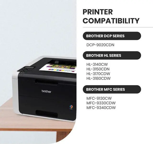 Alt view image 3 of 7 - YoYoInk Compatible Toner Cartridge Replacement for Brother TN221 TN225 B/C/M/Y (2 Black, 1 Cyan, 1 Magenta, 1 Yellow; 5 Pack)