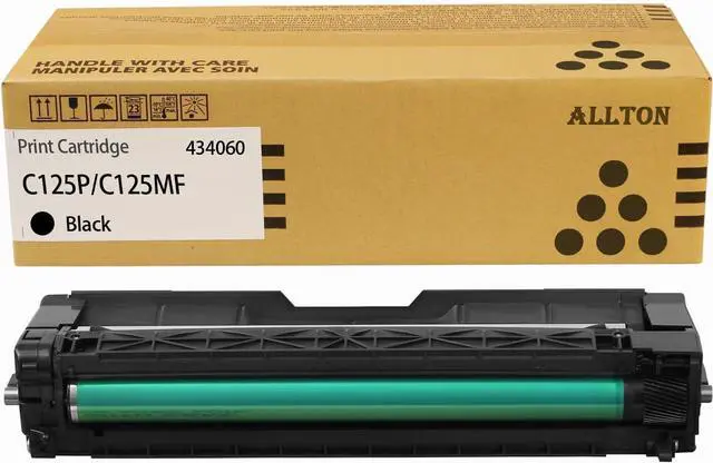 Main image of C125 P & C125 MF 434060 Black Toner Cartridge Compatible Ricoh C125 Black Cartridge Replacement for Ricoh C125 P & C125MF Printers (1-Pack)