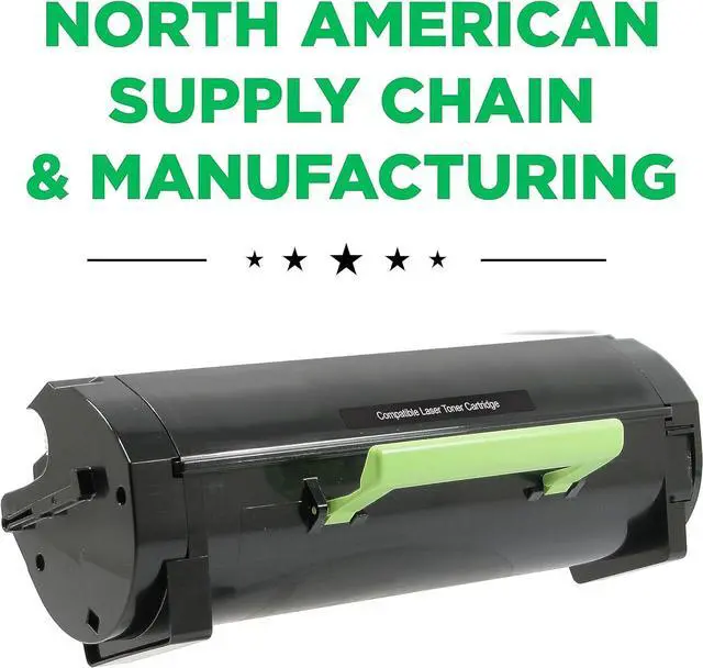 Alt view image 2 of 4 - Clover Remanufactured Toner Cartridge for Lexmark 50F0HA0, 50F1H00 | Black | High Yield