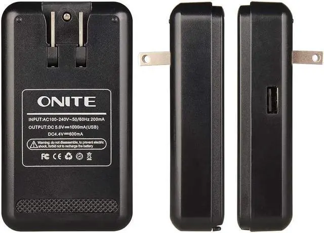 Alt view image 6 of 6 - Onite Universal Cellphone Removeable Battery Charger, Extra 5V USB Output Port, for SCP-73LBPS Battery Kyocera DuraXV Extreme E4810/Kyocera DuraXE Epic E4830 Verizon Flip Phone
