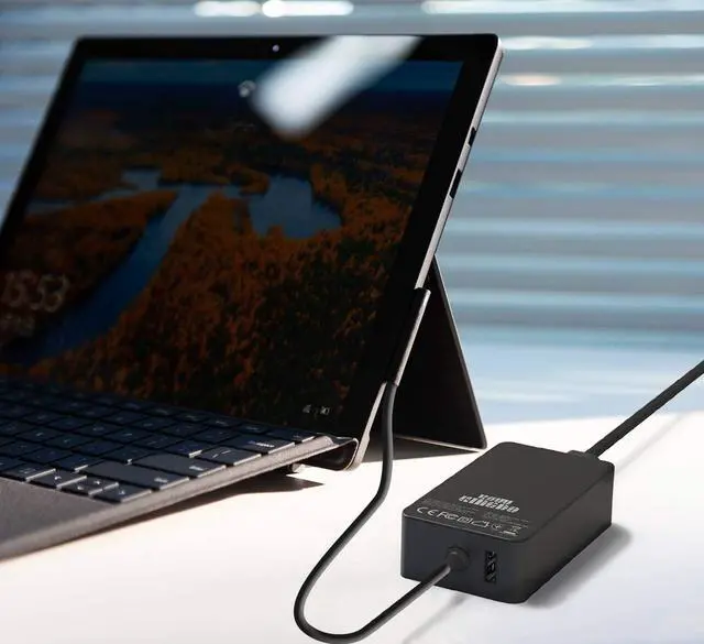 Alt view image 7 of 7 - Surface Pro Surface Laptop Charger 65W Power Supply Adapter[Updated] for  Surface Pro 9/8/X/7+/7/6/5/4/3 Surface Laptop 5/Studio/4/3/2/1 Surface Book Surface Go 3/2/1.Support 44W 36W LED Case