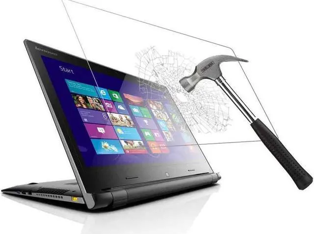 Alt view image 6 of 6 - Tempered Glass Screen Protector for 13.3 Inches Laptop, 9H Hardness and Crystal Clear, Compatible with Any 13.3 inch Touch Screen Laptop