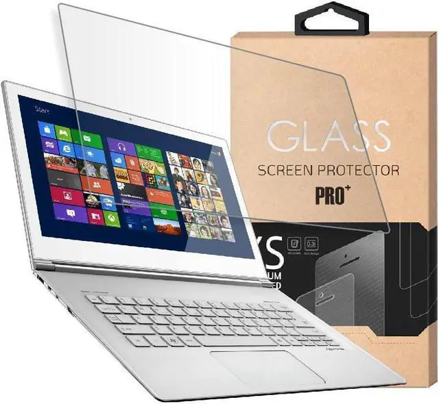 Main image of Tempered Glass Screen Protector for 13.3 Inches Laptop, 9H Hardness and Crystal Clear, Compatible with Any 13.3 inch Touch Screen Laptop