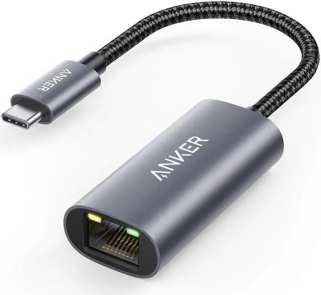 Main image of USB C to Ethernet Adapter Portable 1-Gigabit Network Hub 10/100/1000 Mbps for MacBook Pro iPad Pro 2019/2018 ChromeBook XPS Galaxy S9/S8 and More