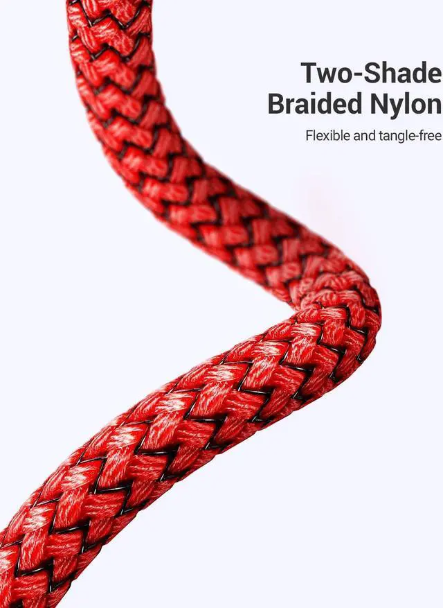 Alt view image 4 of 7 - 10FT USB 3.0 Extension Cable Type A Male to Female Extension Cord AINOPE Durable Braided Material High Data Transfer Compatible with USB KeyboardMouseFlash Drive Hard DrivePrinter-Red