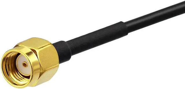 Alt view image 4 of 5 - Bingfu RP-SMA Male to RP-SMA Female Bulkhead Mount RG174 WiFi Antenna Extension Coaxial Cable 30 feet for WiFi Router Signal Booster Repeater Wireless Network Card USB Adapter Security IP Camera