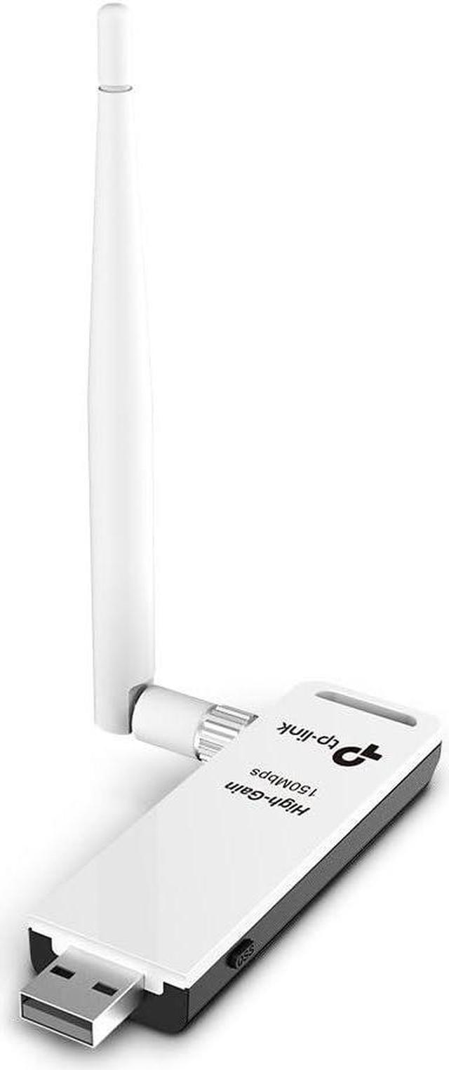Alt view image 10 of 15 - TP-Link TL-WN722N 150Mbps High Gain Wireless USB Adapter