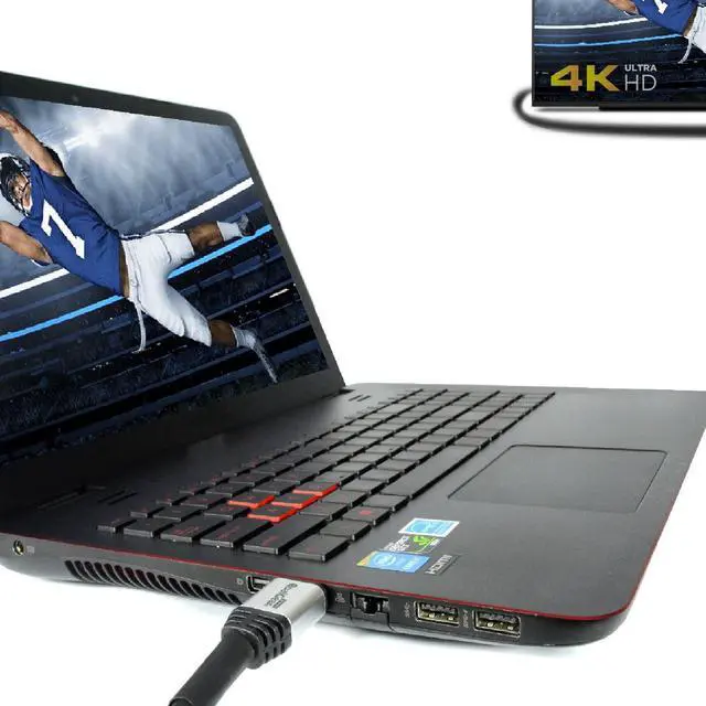 Alt view image 7 of 7 - QualGear High Speed Long HDMI 2.0 Cable with Ethernet (50 Feet) - 100% OFC Copper, 24 Awg, 24K Gold Plated Contacts, CL3 Rated, Triple-Shielded. Supports 4K UHD, 3D, 18 Gbps, ARC (QG-CBL-HD20-50FT)