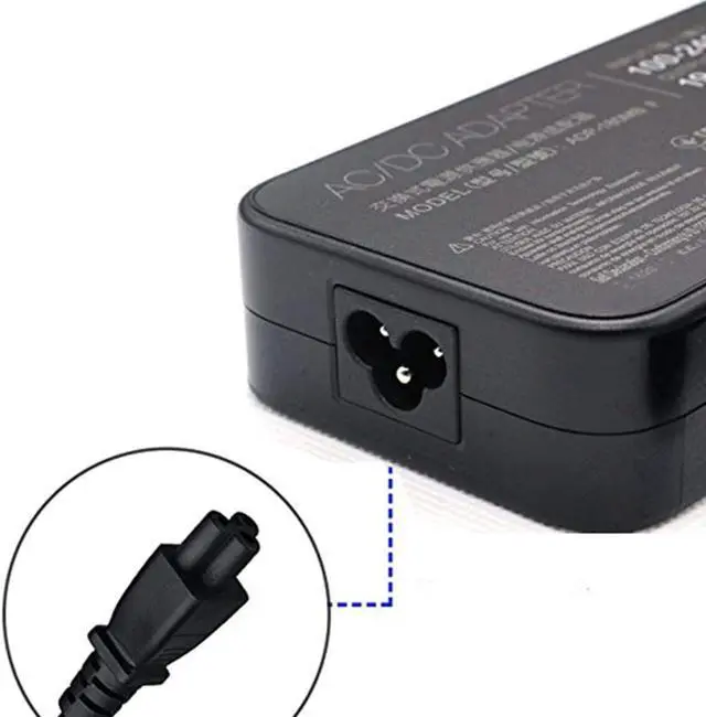 Alt view image 6 of 6 - 180W 19.5V 9.23A Laptop Charger ADP-180MB F, FA180PM111 AC Adapter Compatible Asus Rog G750JM G750JS G750JW G750JX G751JL G751JM G752VL G752VTG-Series Gaming Laptop