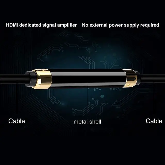 Main image of Tainston High Speed HDMI Cable/HDMI Cord(75 Feet/75 ft) 2.0 Version Built-in Signal Booster,CL3 Rated-Support 4K 3D,Ethernet,1080P and Audio Return Channel