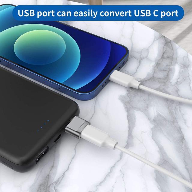 Alt view image 4 of 7 - USB C Female to USB Male Adapter (4-Pack) Type C to USB A Charger Converter for iPhone 15 14 13 12 11 Plus Pro Max Samsung Galaxy S23 S22 S21 Ultra Apple iWatch Watch Series 7 8 SE AirPods iPad